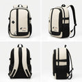 Sac à dos urbain multifonction Libosi - Noir et Blanc - Style casual