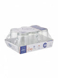 Lot de 6 tasses "Lys" 18 cl en verre trempé - Duralex